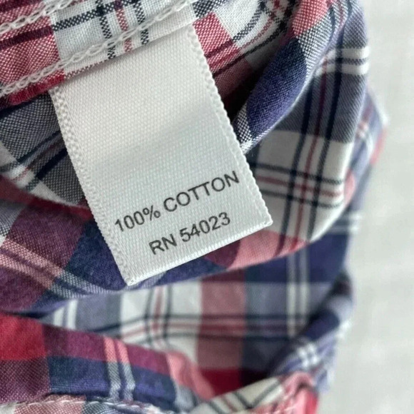 Banana Republic Shirt Long Sleeve Button Down Mens XL plaid 4131 - Picture 5 of 9